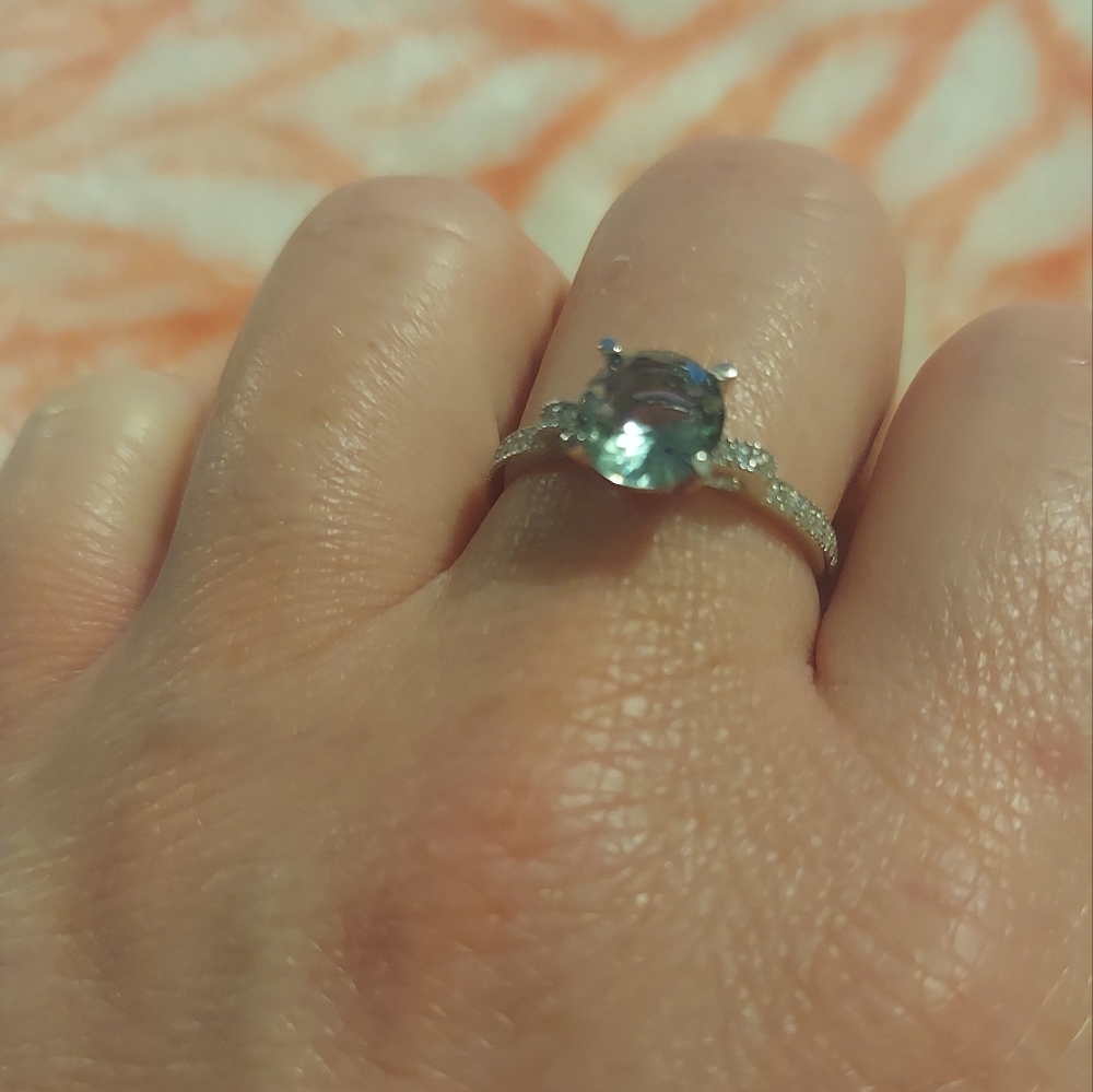 NWT Blue Topaz Ring Size 10 - Picture 2 of 7